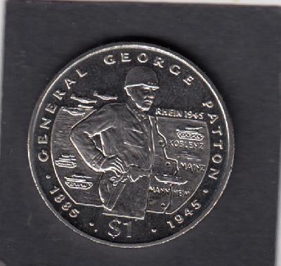 Beschrijving: 1 Dollar  GEN.PATTON SHIP AIRCRAFT